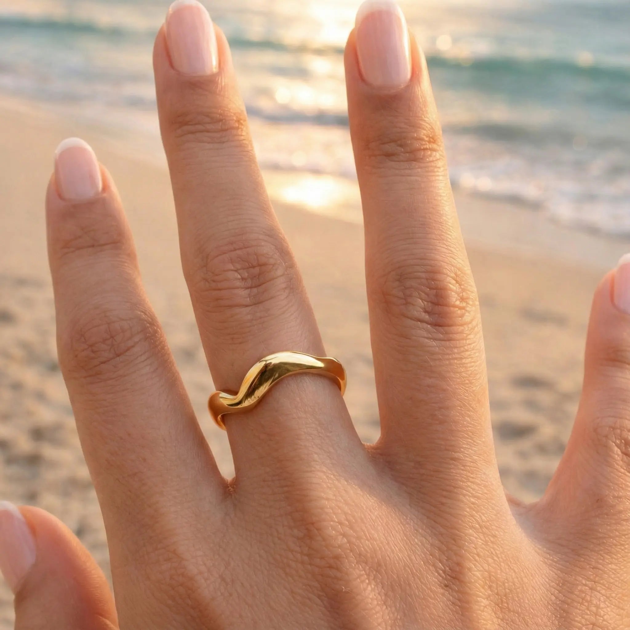 Ocean Wave Ring